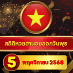 สถิติหวยฮานอย 5 พฤศจิกายน 2568 — ครบ 4 รอบ พร้อม “สถิติ–อินไซต์–โฟกัส Shortlist” อัปเดตจาก GOALSIAM