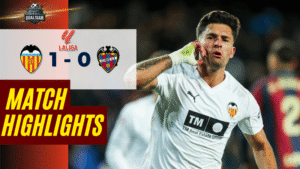 ไฮไลท์บอลวันนี้ ลาลิกา 2025/26 บาเลนเซีย พบกับ เลบานเต้ 21/11/68