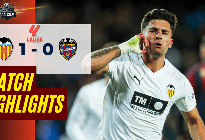ไฮไลท์บอลวันนี้ ลาลิกา 2025/26 บาเลนเซีย พบกับ เลบานเต้ 21/11/68