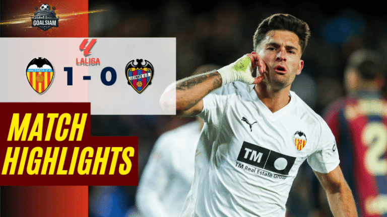 ไฮไลท์บอลวันนี้ ลาลิกา 2025/26 บาเลนเซีย พบกับ เลบานเต้ 21/11/68