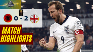 ไฮไลท์บอลวันนี้ ฟุตบอลโลก 2026 รอบคัดเลือก โซนยุโรป แอลเบเนีย พบกับ อังกฤษ 16/11/68