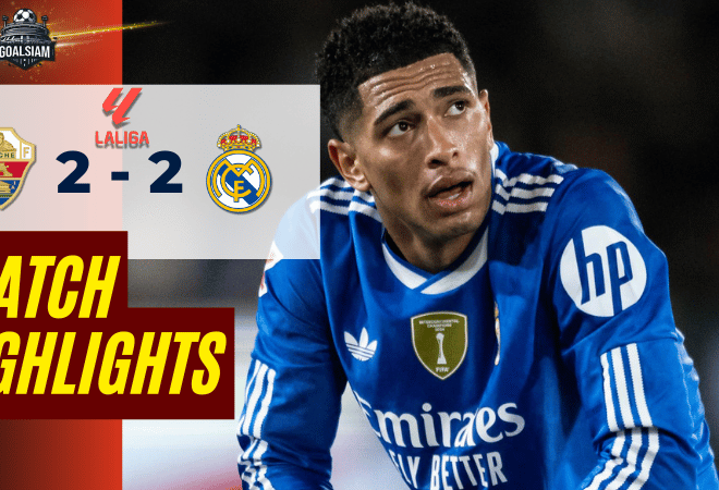 ไฮไลท์บอลวันนี้ ลาลิกา 2025/26 เอลเช่ พบกับ เรอัล มาดริด 23/11/68