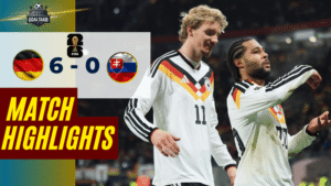 ไฮไลท์บอลวันนี้ ฟุตบอลโลก 2026 รอบคัดเลือก โซนยุโรป เยอรมนี พบกับ สโลวาเกีย 17/11/68