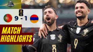 ไฮไลท์บอลวันนี้ ฟุตบอลโลก 2026 รอบคัดเลือก โซนยุโรป โปรตุเกส พบกับ อารเมเนีย 16/11/68
