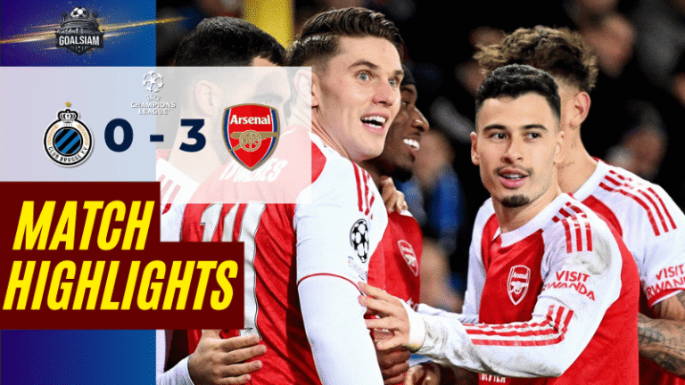 ไฮไลท์บอลวันนี้ ยูฟ่าแชมเปียนส์ลีก 2025/26 คลับบรูซ พบกับ อาร์เซนอล 10/12/68