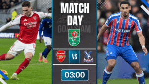 ดูบอลออนไลน์ อีเอฟแอลคัพ ถ่ายทอดสด อาร์เซนอล พบกับ คริสตัล พาเลซ 23/12/68