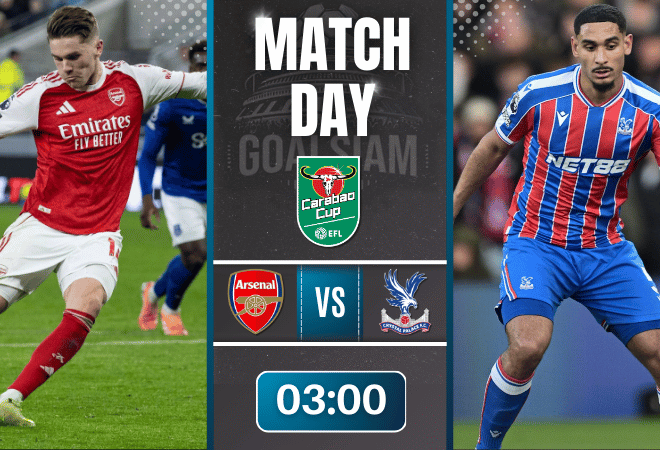 ดูบอลออนไลน์ อีเอฟแอลคัพ ถ่ายทอดสด อาร์เซนอล พบกับ คริสตัล พาเลซ 23/12/68