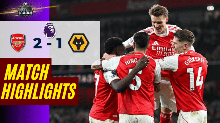 ไฮไลท์บอลวันนี้ พรีเมียร์ลีก 2025/26 อาร์เซนอล พบกับ วูล์ฟแฮมป์ตัน 13/12/68