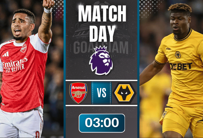 ดูบอลออนไลน์ พรีเมียร์ลีก ถ่ายทอดสด อาร์เซนอล พบกับ วูล์ฟแฮมป์ตัน 13/12/68