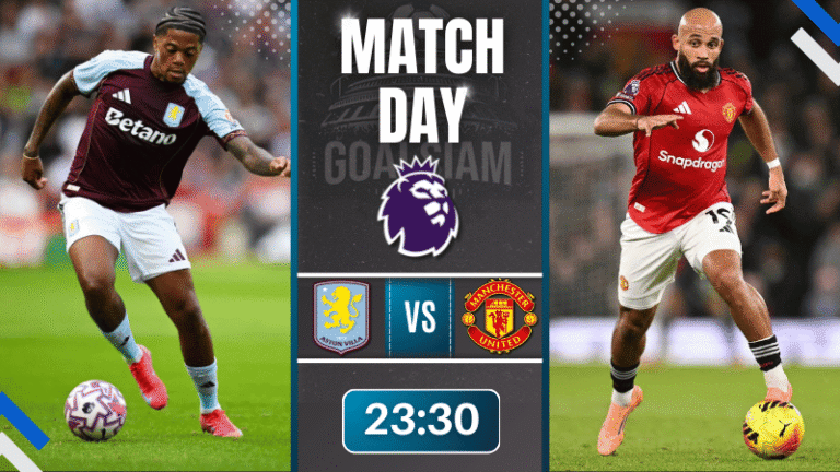 ดูบอลออนไลน์ พรีเมียร์ลีก ถ่ายทอดสด แอสตัน วิลล่า พบกับ แมนเชสเตอร์ ยูไนเต็ด 21/12/68