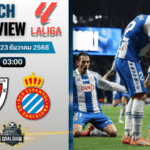 วิเคราะห์บอล ลาลิกา : แอธเลติก บิลเบา พบกับ เอสปันญ่อล 22/12/68