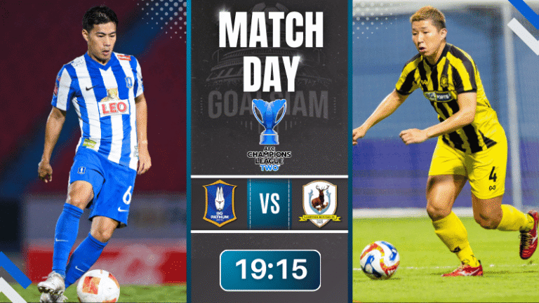 ดูบอลออนไลน์ เอเอฟซี แชมเปี้ยนส์ลีก อีลิท ทู ถ่ายทอดสด บีจี ปทุม ยูไนเต็ด พบกับ แทมปิเนส โรเวอร์ส 11/12/68