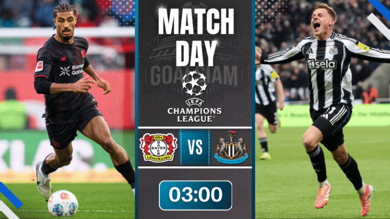 ดูบอลออนไลน์ ยูฟ่าแชมเปียนส์ลีก ถ่ายทอดสด ไบเออร์ เลเวอร์คูเซิน พบกับ นิวคาสเซิ่ล ยูไนเต็ด 10/12/68