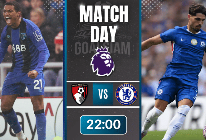 ดูบอลออนไลน์ พรีเมียร์ลีก ถ่ายทอดสด บอร์นมัธ เอเอฟซี พบกับ เชลซี 6/12/68