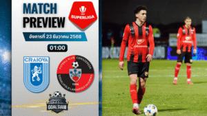 วิเคราะห์บอล โรมาเนีย ลีกา1 : ซีเอส คราอิโอว่า พบกับ เอฟเค ซิกซีริด้า เมียร์คูเรีย ซิซ 22/12/68