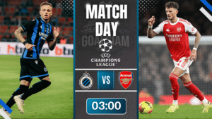 ดูบอลออนไลน์ ยูฟ่าแชมเปียนส์ลีก ถ่ายทอดสด คลับบรูซ พบกับ อาร์เซนอล 10/12/68