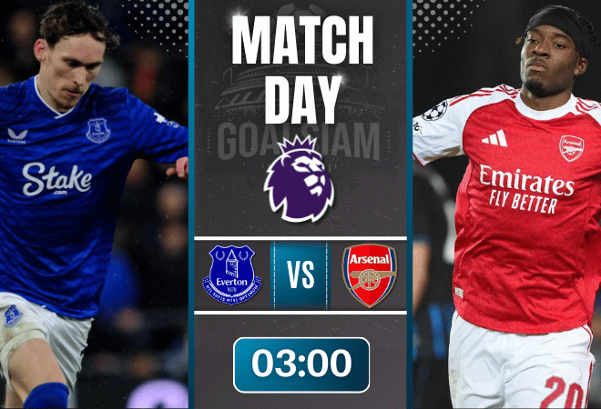 ดูบอลออนไลน์ พรีเมียร์ลีก ถ่ายทอดสด เอฟเวอร์ตัน พบกับ อาร์เซนอล 20/12/68