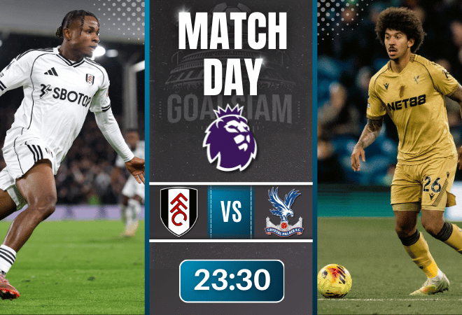 ดูบอลออนไลน์ พรีเมียร์ลีก ถ่ายทอดสด ฟูแล่ม พบกับ คริสตัล พาเลซ 7/12/68