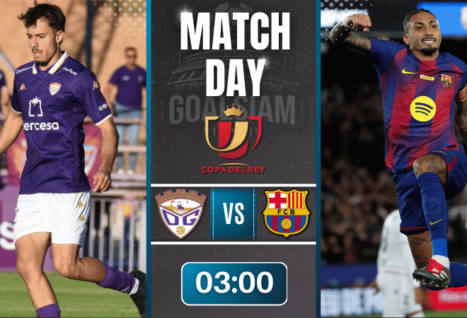 ดูบอลออนไลน์ โกปาเดลเรย์ ถ่ายทอดสด กวาดาลาฮารา พบกับ บาร์เซโลนา 16/12/68