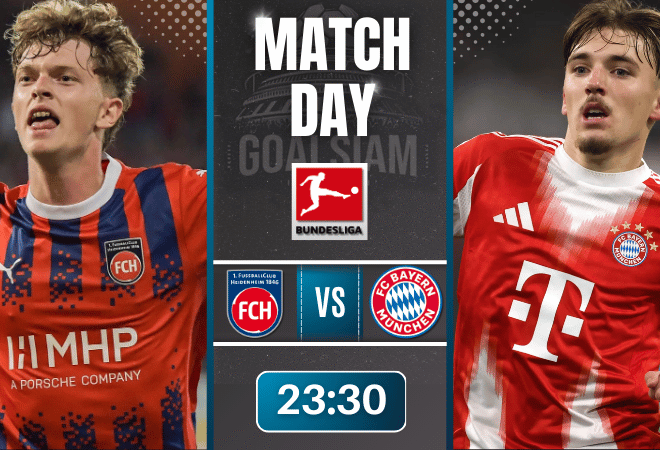 ดูบอลออนไลน์ บุนเดสลีกา ถ่ายทอดสด ไฮน์เดนเฮลม์ พบกับ บาเยิร์น มิวนิค 21/12/68