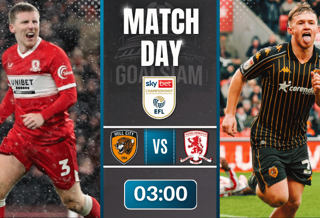 ดูบอลออนไลน์ อีเอฟแอลแชมเปียนชิป ถ่ายทอดสด ฮัลล์ ซิตี้ พบกับ มิดเดิลสโบรห์ 5/12/68