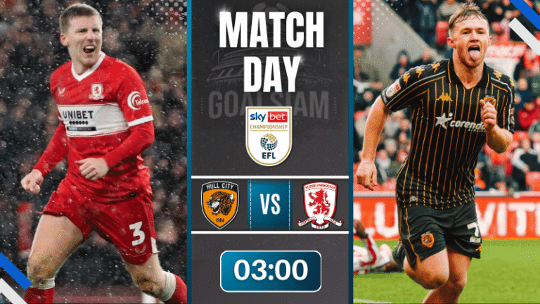 ดูบอลออนไลน์ อีเอฟแอลแชมเปียนชิป ถ่ายทอดสด ฮัลล์ ซิตี้ พบกับ มิดเดิลสโบรห์ 5/12/68