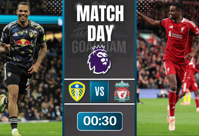 ดูบอลออนไลน์ พรีเมียร์ลีก ถ่ายทอดสด ลีดส์ ยูไนเต็ด พบกับ ลิเวอร์พูล 6/12/68