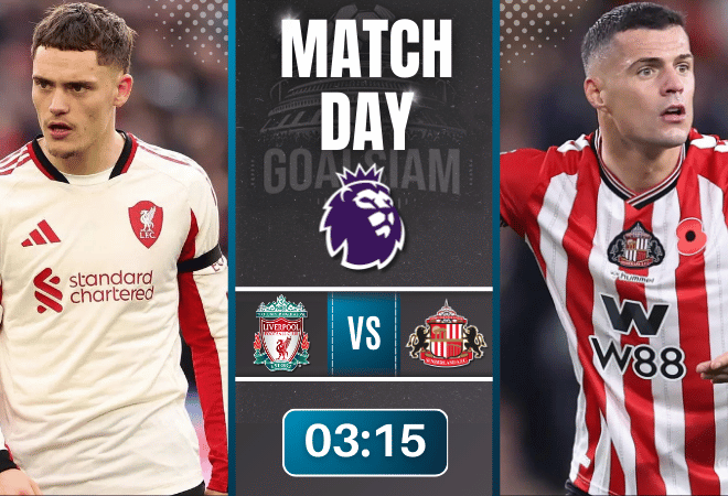 ดูบอลออนไลน์ พรีเมียร์ลีก ถ่ายทอดสด ลิเวอร์พูล พบกับ ซันเดอร์แลนด์ 3/12/68