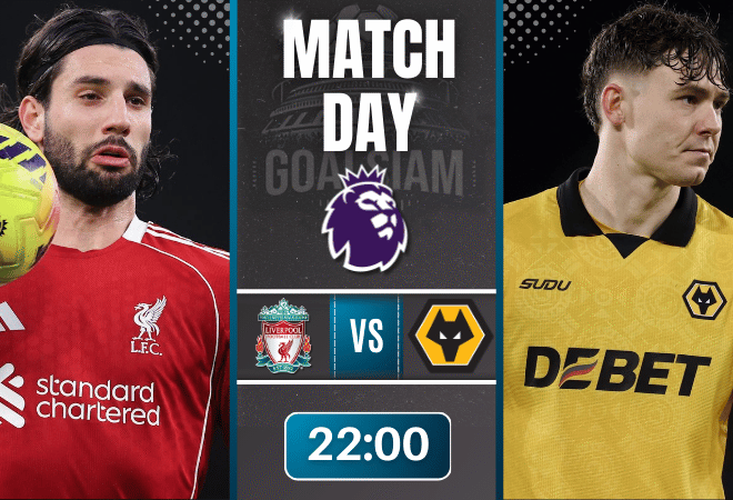 ดูบอลออนไลน์ พรีเมียร์ลีก ถ่ายทอดสด ลิเวอร์พูล พบกับ วูล์ฟแฮมป์ตัน 27/12/68