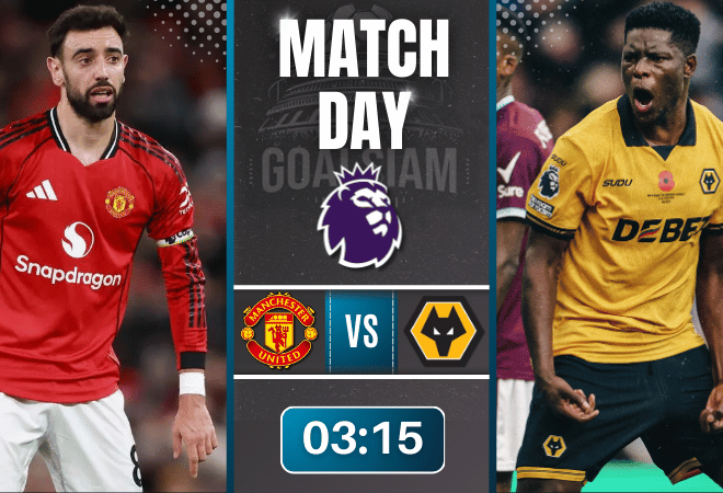 ดูบอลออนไลน์ พรีเมียร์ลีก ถ่ายทอดสด แมนเชสเตอร์ ยูไนเต็ด พบกับ วูล์ฟแฮมป์ตัน 30/12/68