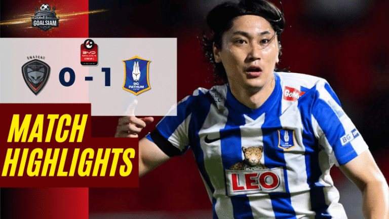 ไฮไลท์บอลวันนี้ ไทยลีก 2025/26 นครราชสีมา เอฟซี พบกับ บีจี ปทุม ยูไนเต็ด 7/12/68