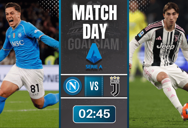 ดูบอลออนไลน์ เซเรียอา ถ่ายทอดสด นาโปลี พบกับ ยูเวนตุส 7/12/68