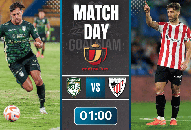 ดูบอลออนไลน์ โกปาเดลเรย์ ถ่ายทอดสด โอเรนเซ พบกับ แอธเลติก บิลเบา 18/12/68