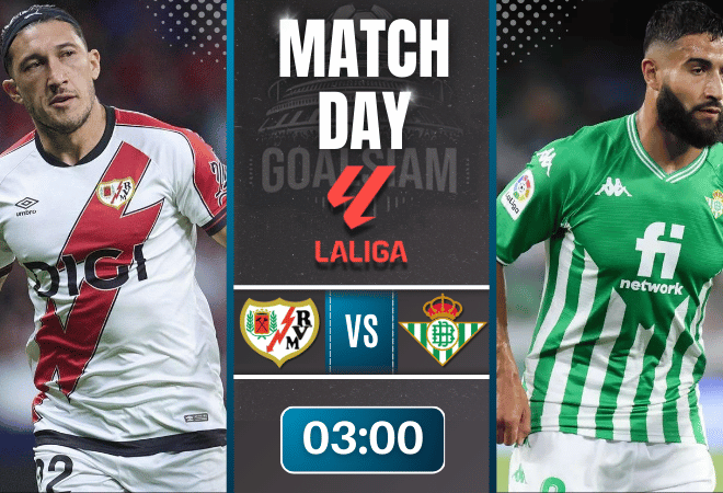 ดูบอลออนไลน์ ลาลิกา ถ่ายทอดสด ราโย่ บาเยกาโน่ พบกับ เรอัล เบติส 15/12/68