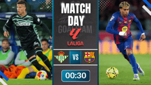 ดูบอลออนไลน์ ลาลิกา ถ่ายทอดสด เรอัล เบติส พบกับ บาร์เซโลน่า 6/12/68