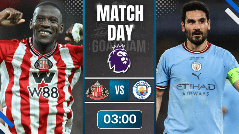 ดูบอลออนไลน์ พรีเมียร์ลีก ถ่ายทอดสด ซันเดอร์แลนด์ พบกับ แมนเชสเตอร์ ซิตี้ 1/1/69