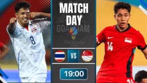 ดูบอลออนไลน์ ซีเกมส์ 2025 ถ่ายทอดสด ไทย (ยู22) พบกับ สิงคโปร์ (ยู22) 11/12/68