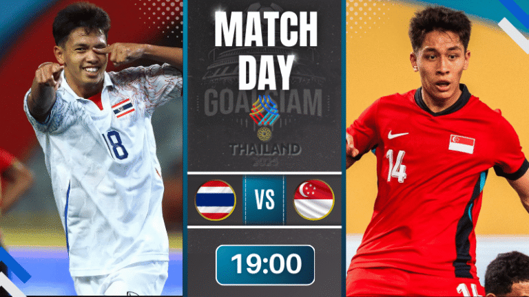 ดูบอลออนไลน์ ซีเกมส์ 2025 ถ่ายทอดสด ไทย (ยู22) พบกับ สิงคโปร์ (ยู22) 11/12/68