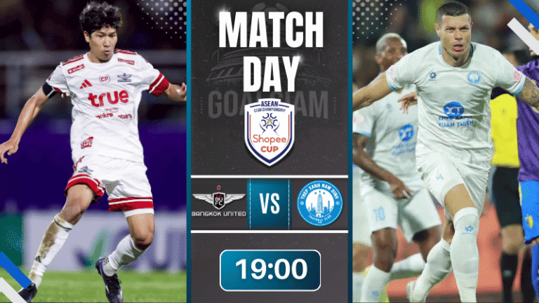 ดูบอลออนไลน์ ชิงแชมป์สโมสร อาเซียน ถ่ายทอดสด ทรู แบงค็อก ยูไนเต็ด พบกับ นัม ดินห์ เอฟซี 17/12/68