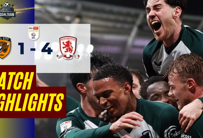 ไฮไลท์บอลวันนี้ อีเอฟแอลแชมเปียนชิป 2025/26 ฮัลล์ ซิตี้ พบกับ มิดเดิลสโบรห์ 5/12/68