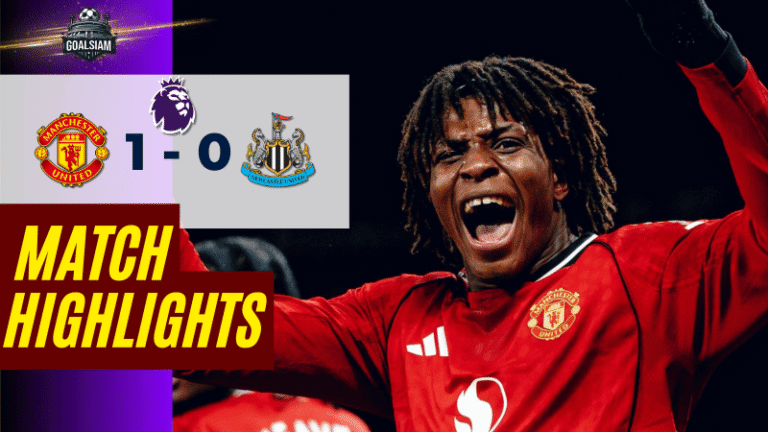 ไฮไลท์บอลวันนี้ พรีเมียร์ลีก 2025/26 แมนเชสเตอร์ ยูไนเต็ด พบกับ นิวคาสเซิ่ล ยูไนเต็ด 26/12/68