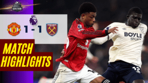 ไฮไลท์บอลวันนี้ พรีเมียร์ลีก 2025/26 แมนเชสเตอร์ ยูไนเต็ด พบกับ เวสต์แฮมยูไนเต็ด 4/12/68