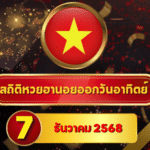 สถิติหวยฮานอย 7 ธันวาคม 2568 — ครบ 4 รอบ พร้อม “สถิติ–อินไซด์–โพย Shortlist” แบบอัปเดต GOALSIAM