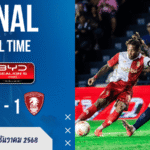 ผลบอลสด BYD SEALION 6 ลีกหนึ่ง: บุรีรัมย์ ยูไนเต็ด ไล่ขย้ำ พลังกาญจน์ 3-1 หนี 8 แต้ม สบายตัวบนบัลลังก์ จ่าฝูง 