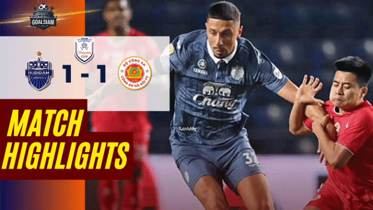 ไฮไลท์บอลวันนี้ ชิงแชมป์สโมสร อาเซียน 2025/26 บุรีรัมย์ ยูไนเต็ด พบกับ กง อัน ฮานอย 3/12/68