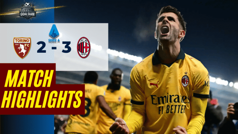 ไฮไลท์บอลวันนี้ เซเรียอา 2025/26 โตริโน่ พบกับ เอซี มิลาน 8/12/68