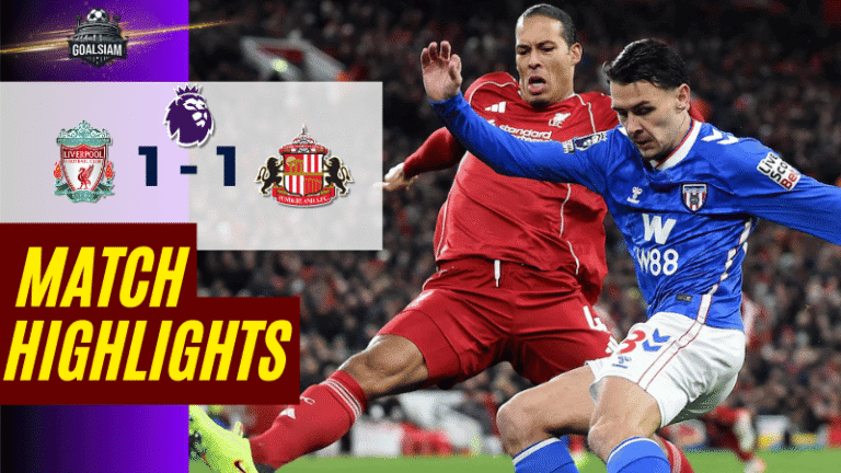 ไฮไลท์บอลวันนี้ พรีเมียร์ลีก 2025/26 ลิเวอร์พูล พบกับ ซันเดอร์แลนด์ 3/12/68