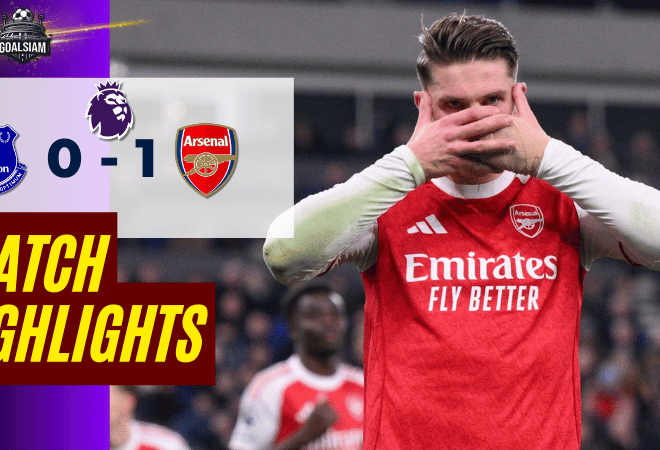 ไฮไลท์บอลวันนี้ พรีเมียร์ลีก 2025/26 เอฟเวอร์ตัน พบกับ อาร์เซนอล 20/12/68