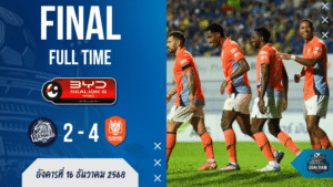 ผลบอลสด : ราชันมังกรบุกถล่มม้านิลมังกรคาบ้าน! ราชบุรีฟอร์มโหดต้อนระยอง 4-2 ผงาดขึ้นรองจ่าฝูงไทยลีก