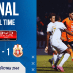 ผลบอลสด ไทยลีก ลำพูนฯ บุกเจ๊า เชียงรายฯ 1-1 กว่างโซ้งล้างไตไม่ขึ้น! ราชันโคขาวขยับพ้นรองบ๊วย